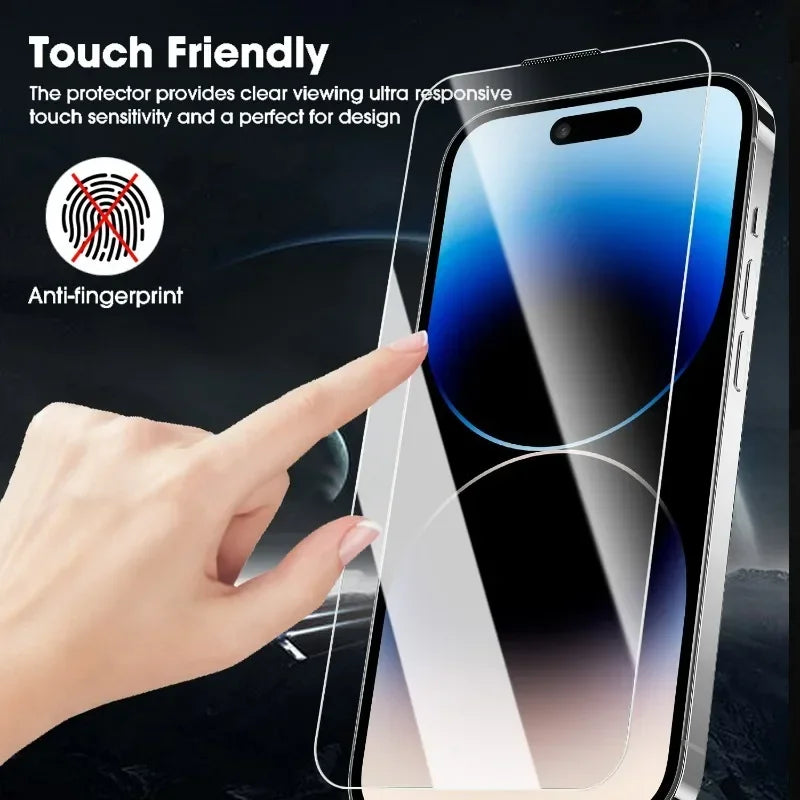 1-5PCS 3D Full Cover Tempered Glass For iPhone 17 Pro Max/17 Pro/17 Air 8K Ultra HD Screen Protector Premium Anti-scratch Film