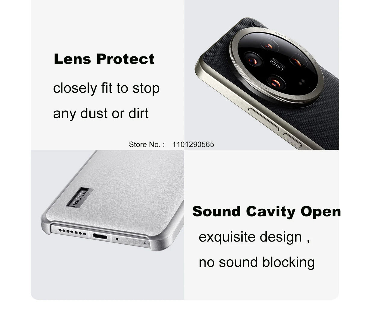 Original Xiaomi 14 Ultra Case Camera Protect Frosted Shield PC & Leather Hard Back Cover For Xiaomi Mi 14 Ultra Case