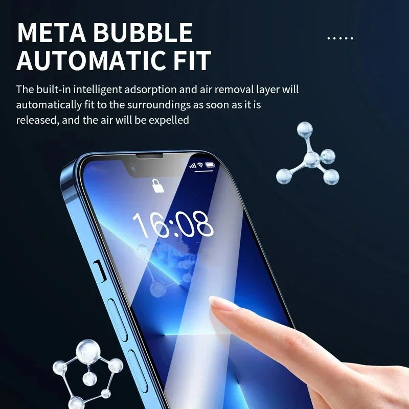 3Pcs Ultra Clear Tempered Glass For iPhone 17 16 14 15 Pro Max 15 14 Plus Screen Protector For iPhone 11 12 13 Pro 16e XR XS Max