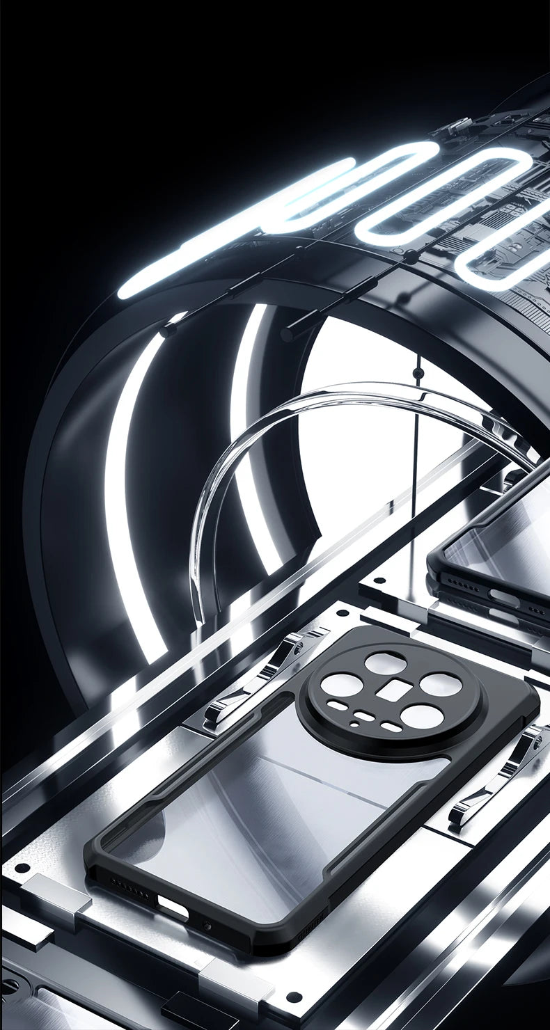 Xundd For Xiaomi 14 Ultra Case For Xiaomi Mi 14 Pro Phone Cases Transparent Back Cover Luxury Shockproof Bumper Protective Cases