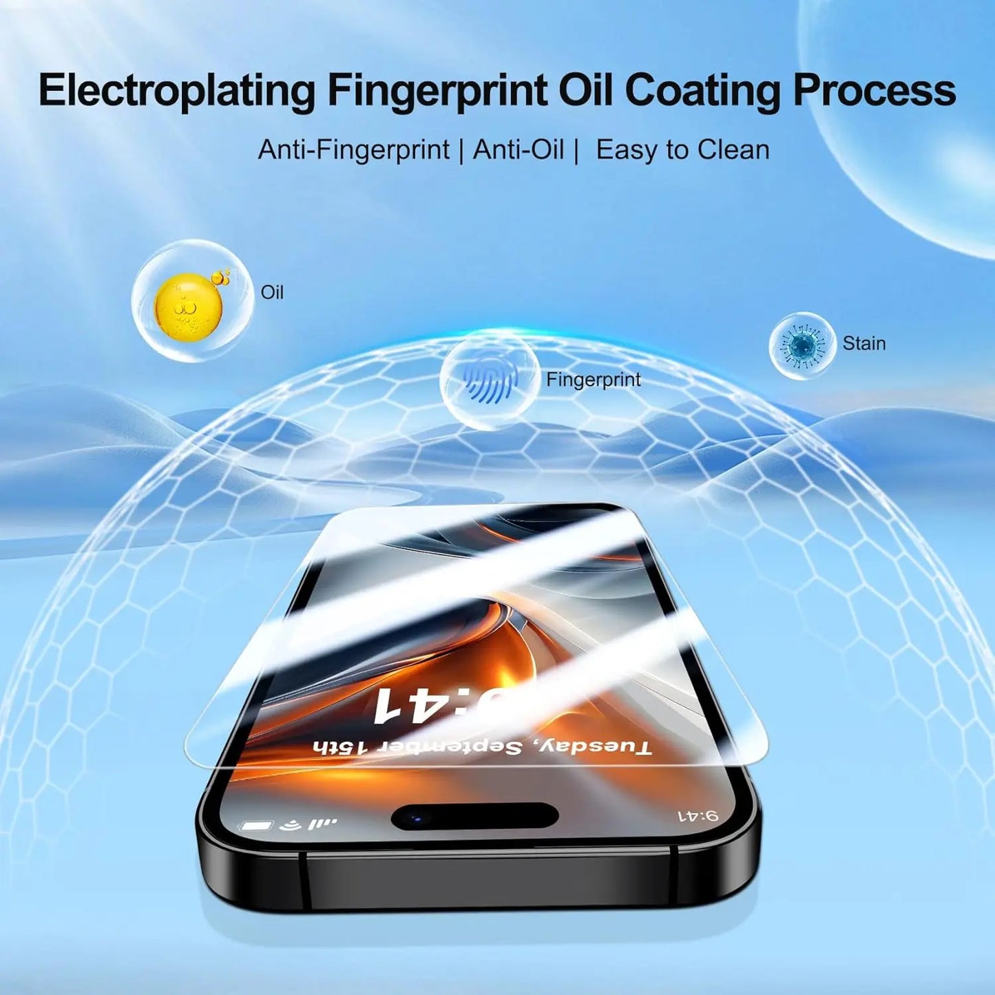 5/3/1Pcs HD Premium Tempered Glass Film For iPhone 17 Pro Max/17 Pro/17 Air 3D Full Cover 8K Screen Protector Anti-scratch Film