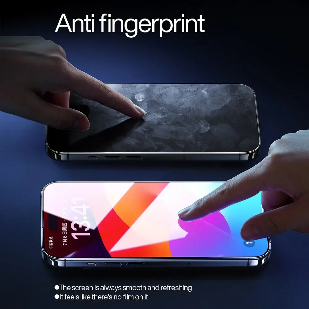 SmartDevil Full Cover Tempered Glass for iPhone 17 17Pro Max 16ProMax 16Pro Screen Protector for iPhone 15Pro HD Anti-blue Light