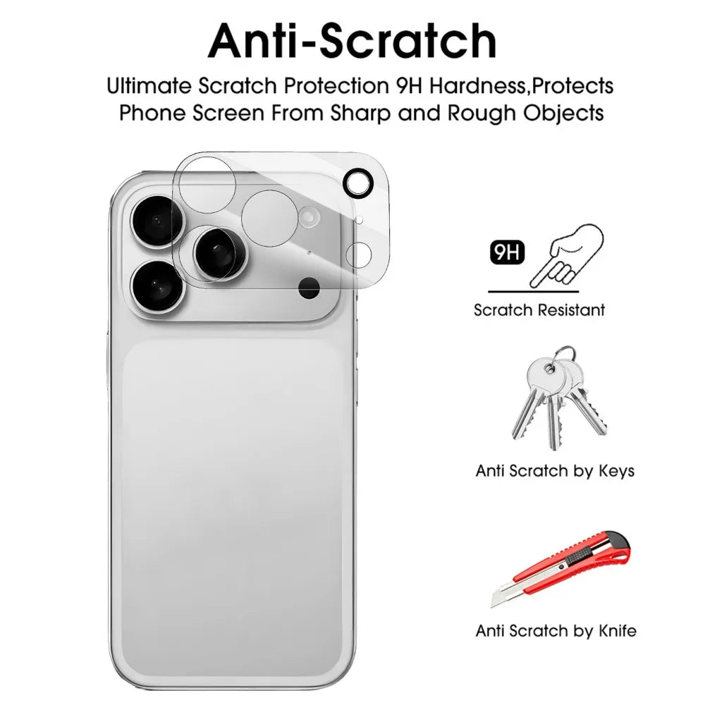 Camera Lens Glass for IPhone 17 Pro Max Camera Lens HD Clear Anti-scratch Protective Film for IPhone17 Air 17 Pro Max Lens Glass