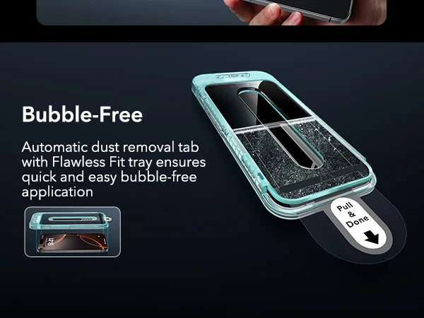 ESR 3 Pack for iPhone 16/15/14/13 Pro Max Screen Protector Full Cover Anti-Peek HD Tempered Glass Screen Film For iphone 16 Plus