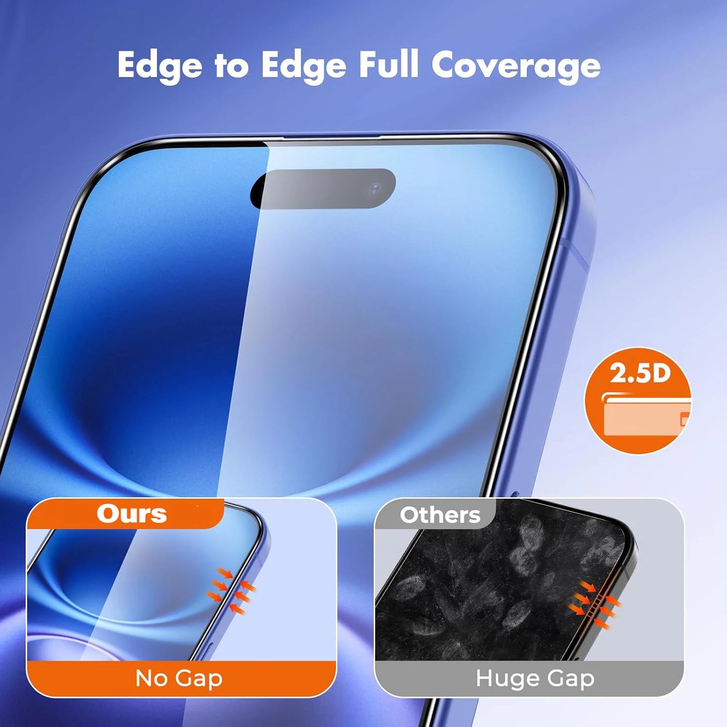 1/4Pcs Tempered Glass For iPhone 15 14 plus 12 13 mini Screen Protector For iphone 11 16 Pro Max Protective Glass