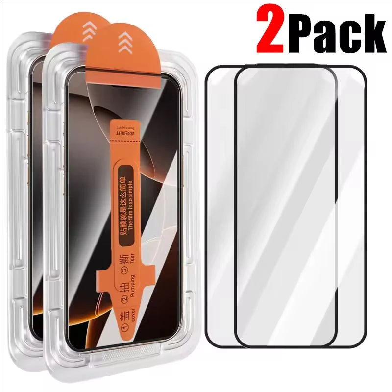 1/2/3Pack Dust Free Easy Installation Screen Protector for iPhone 17 Pro Max/17 Pro/17 Air HD Tempered Glass Anti-scratch Films