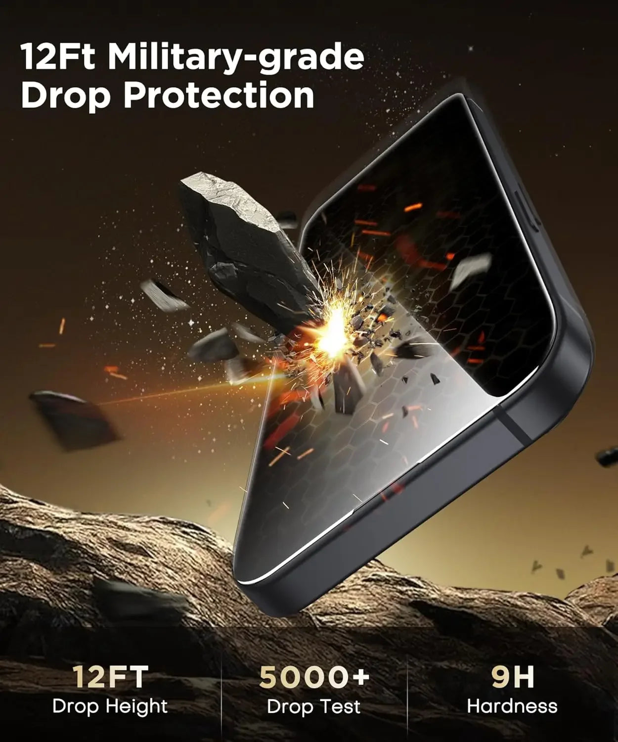 5/3/1Pcs HD Premium Tempered Glass Film For iPhone 17 Pro Max/17 Pro/17 Air 3D Full Cover 8K Screen Protector Anti-scratch Film