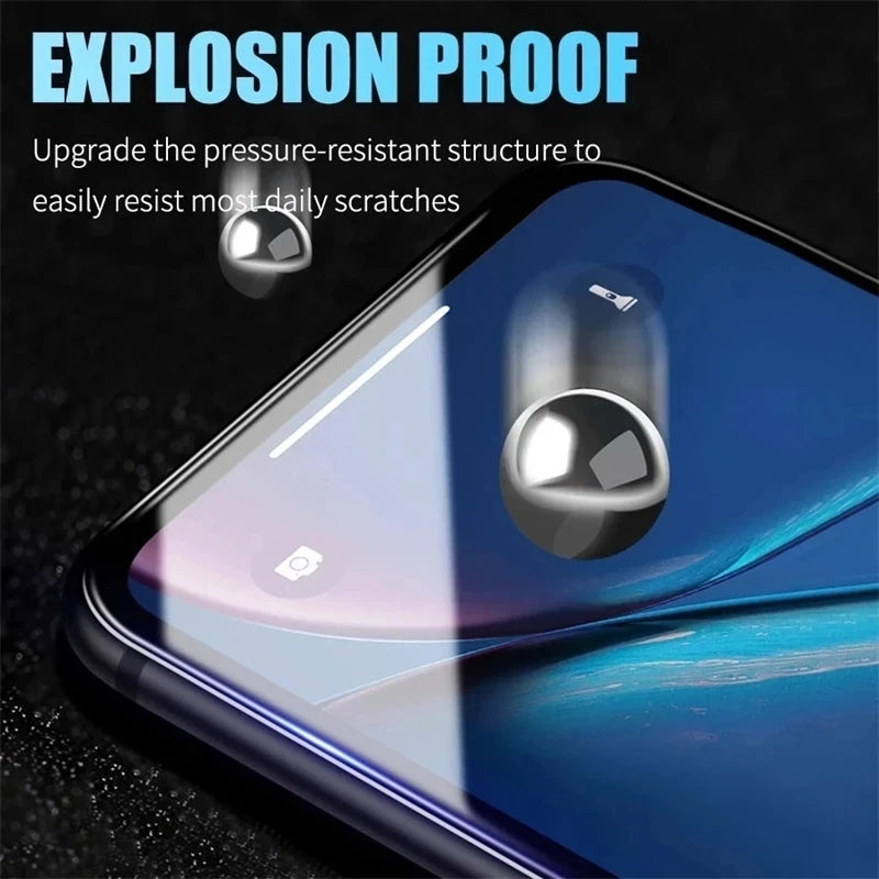 5PCS HD Ceramic Film For iPhone 17 16 13 15 14 11 12 Pro Max Plus Mini XS Max XR X 8 7 Screen Protector For iPhone 17 Air 16e