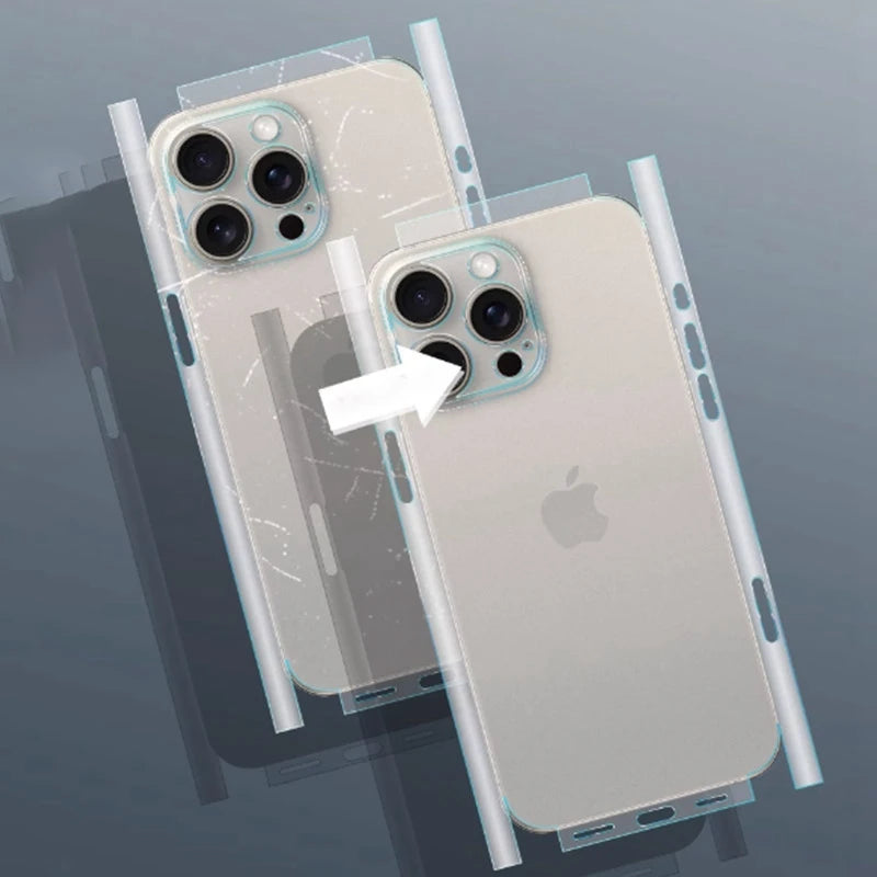 Full Cover Back Hydrogel Film For iPhone 17 Pro Max 17 Air 13Mini 14 15 Pro 16 Plus 16 Pro Max Clear Matte Screen Protector Film