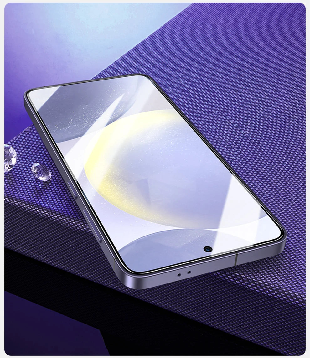 SmartDevil Dust-free Tempered Glass Film for Samsung S25 Ultra HD Clear Screen Protector for Samsung S25 S24 Anti-fingerprint