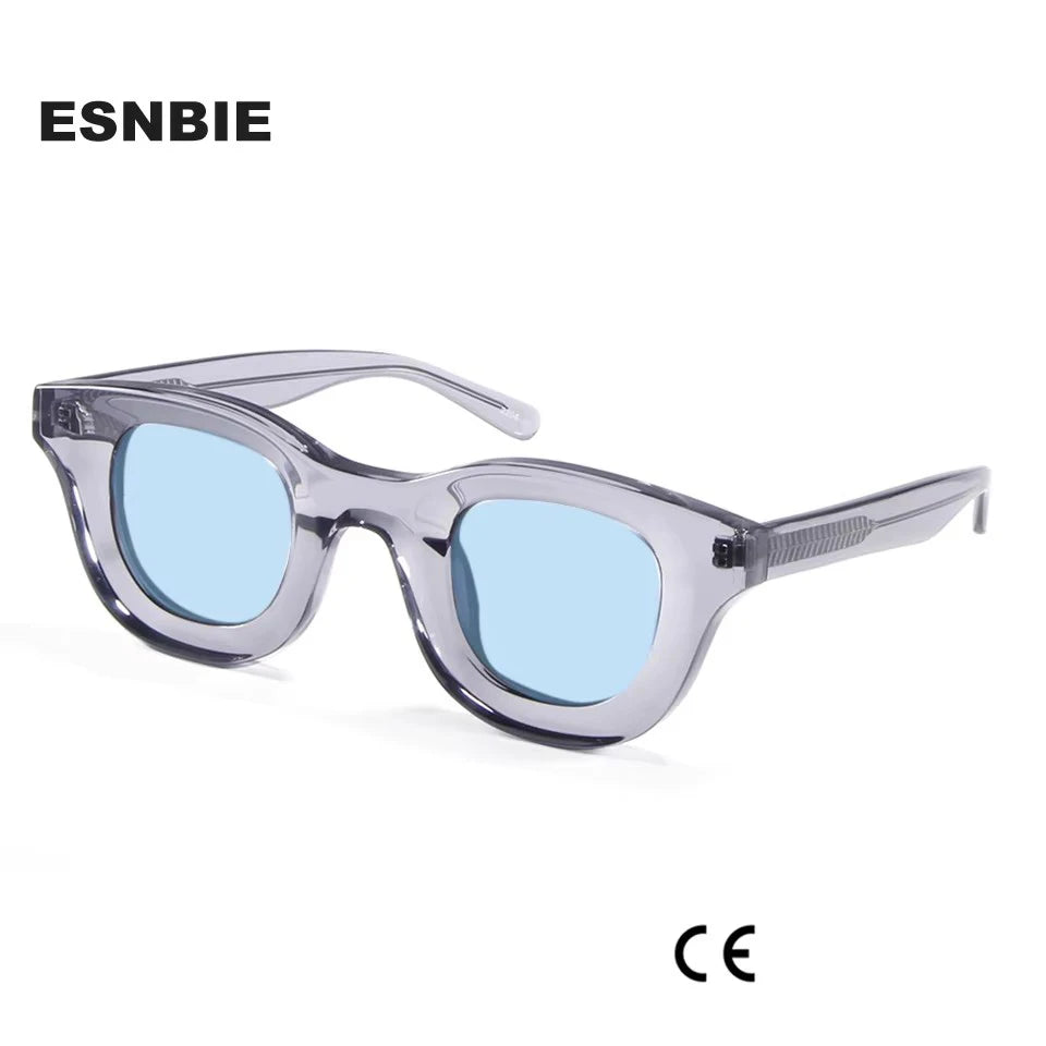 Rhud Designer Acetate Sunglasses Women Brand Designer Oversized Round Shades Thierry Hip Hop Style Men'S Shades No Brand Logo