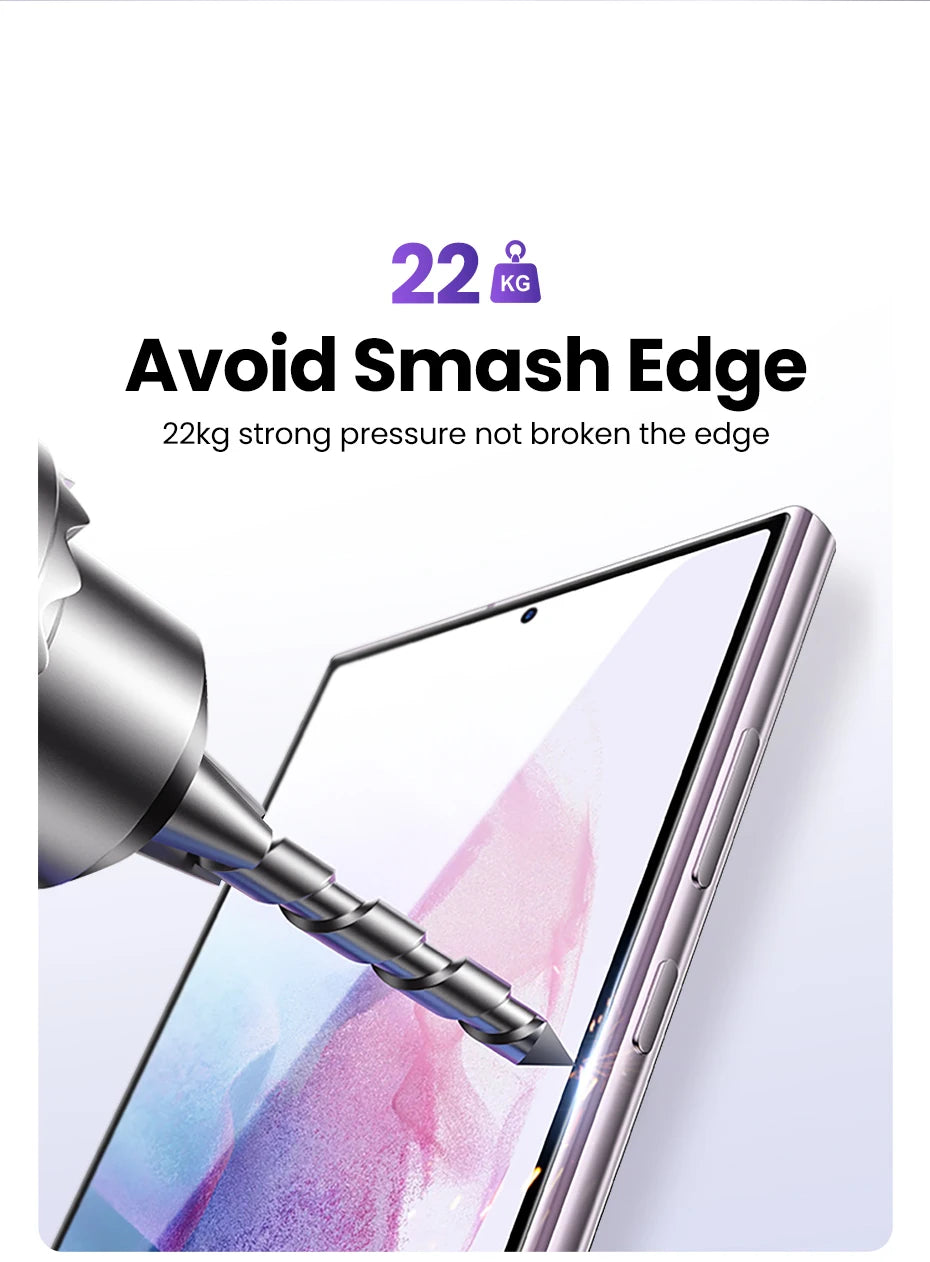 UGREEN 2PCS Screen Protector for Samsung Galaxy S25 Ultra 2025 Glass Film for Samsung S24 S25 Ultra S25Ultra Protective Films HD