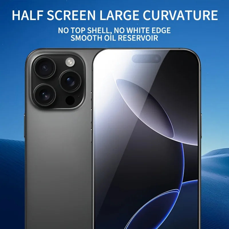 2Pack Transparent Tempered Glass Screen Protector for IPhone 17 16 Pro Max 16e 15 14 Plus 13 12 11 Pro Mini XR XS Max Glass Film