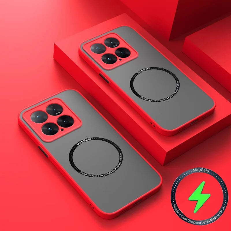 Luxury Magsafe Silicone Transparent Case for Oneplus one Plus 12 11 9 R RT 8 7 10 10T Pro Magnetic Wireless Charging Cover