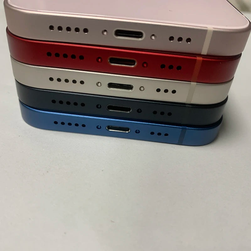 Back Housing Replacement For iPhone 13 & 13mini Middle Chassis Frame With Rear Glass Pre-installed Magnet coil, Free tools