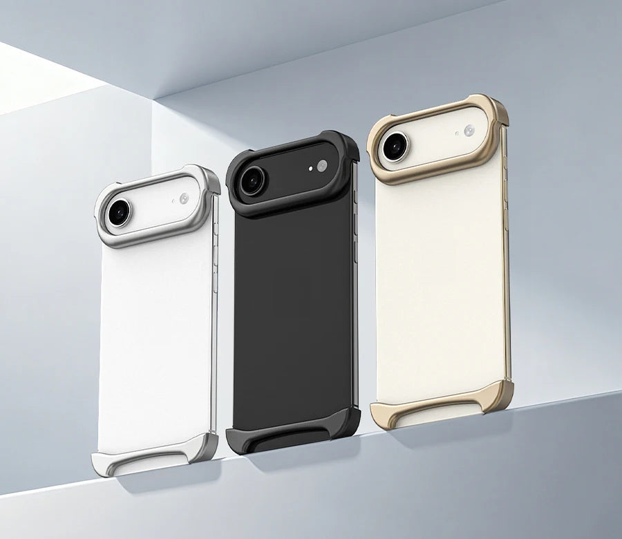 Arc Case Luxury Aluminum Metal Bumper Phone Pulse Case For IPhone 17 Pro Max 17 Air Pro Unique Design High-strength Phone Cover
