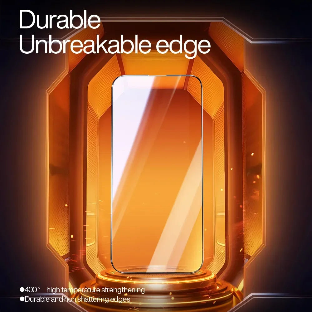 SmartDevil Full Cover Tempered Glass for iPhone 17 17Pro Max 16ProMax 16Pro Screen Protector for iPhone 15Pro HD Anti-blue Light