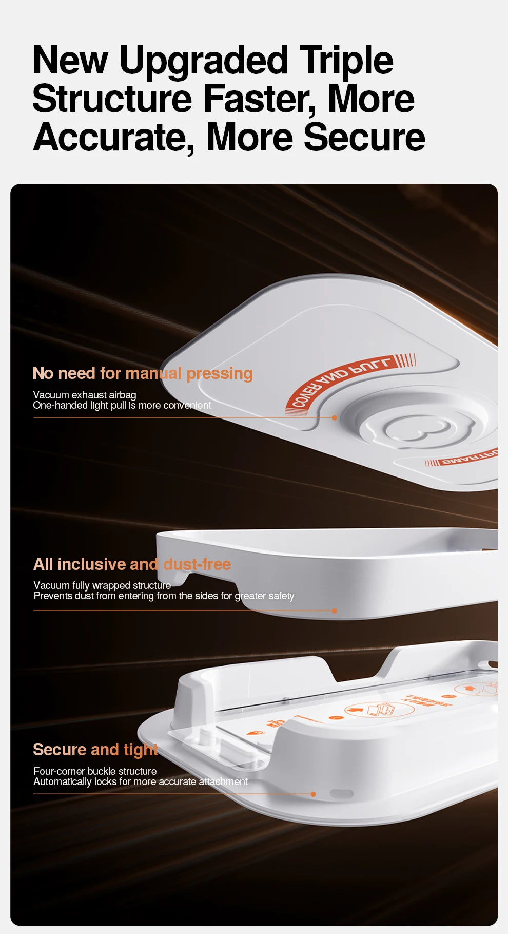 SmartDevil Screen Protector for iPhone 17 Pro Max 17 Pro 16 15 14 Dust-free Box HD Clear Temperd Glass Film Anti-fingerprint