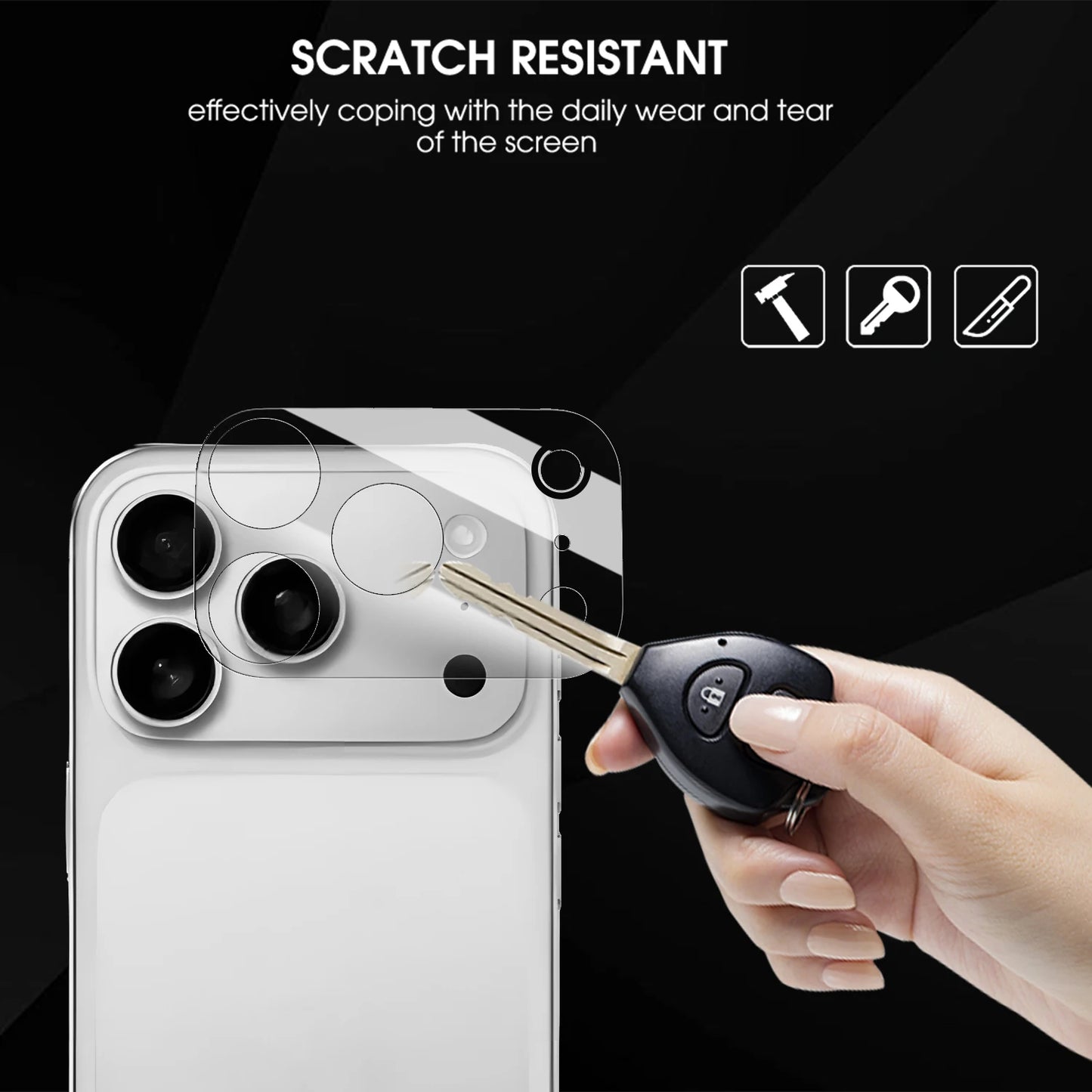 Camera Lens Glass for IPhone 17 Pro Max Camera Lens HD Clear Anti-scratch Protective Film for IPhone17 Air 17 Pro Max Lens Glass