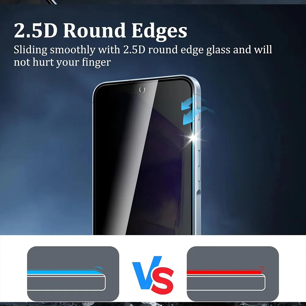 1-4PCS Anti-Spy Tempered Glass For Samsung S25 Ultra S23 S22 S24 Plus S21 S20 FE S10e Note 20 10 Lite Privacy Screen Protector