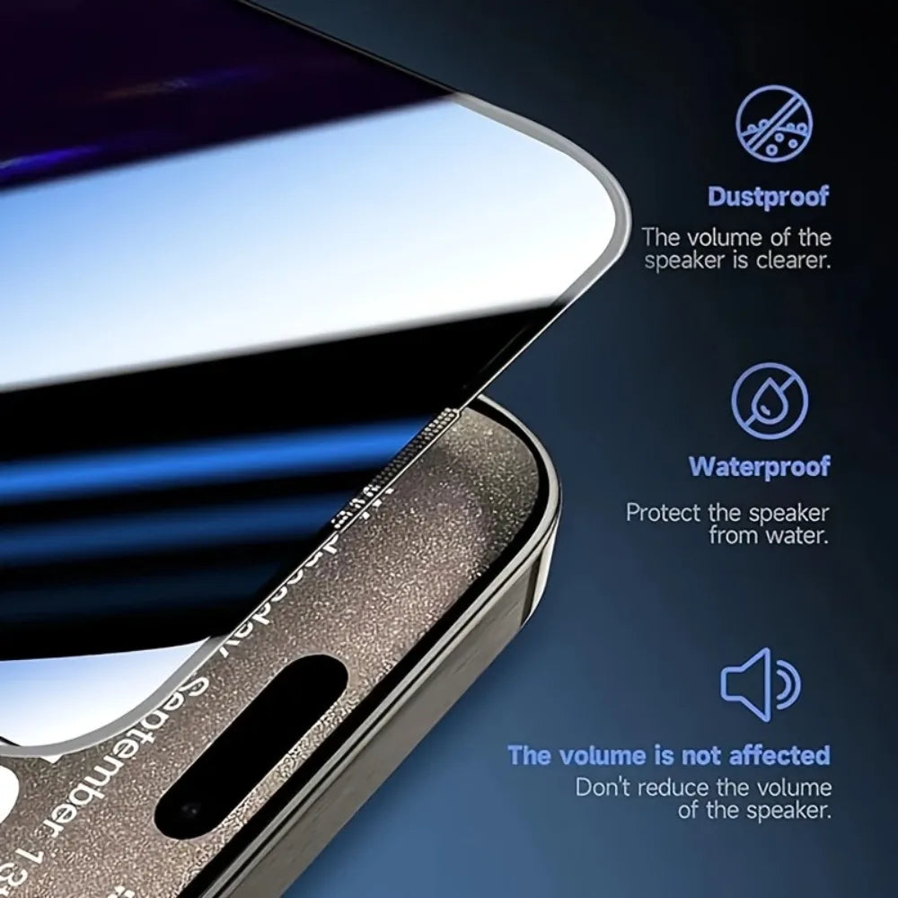 1-5PCS Privacy Screen Protector Dust Free Installation Protector for iPhone 17 Pro Max Anti-Spy Tempered Glass for 17 Air