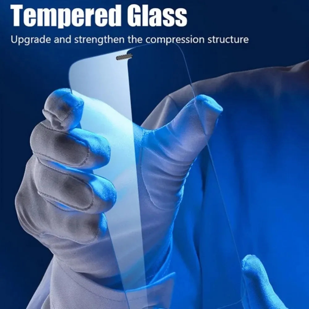 3Pcs Ultra Clear Tempered Glass For iPhone 17 16 14 15 Pro Max 15 14 Plus Screen Protector For iPhone 11 12 13 Pro 16e XR XS Max