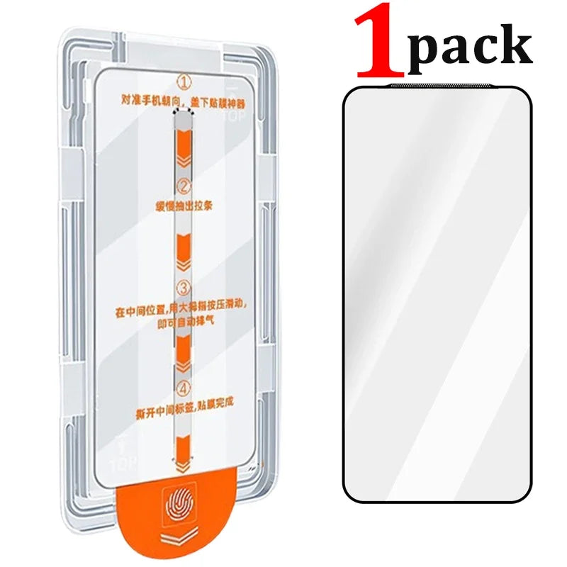 1-3Pcs Dust Free Easy Installation Screen Protector For iPhone 17 Pro Max 17Air 17Pro 16Promax HD Clarity Tempered Glass Films