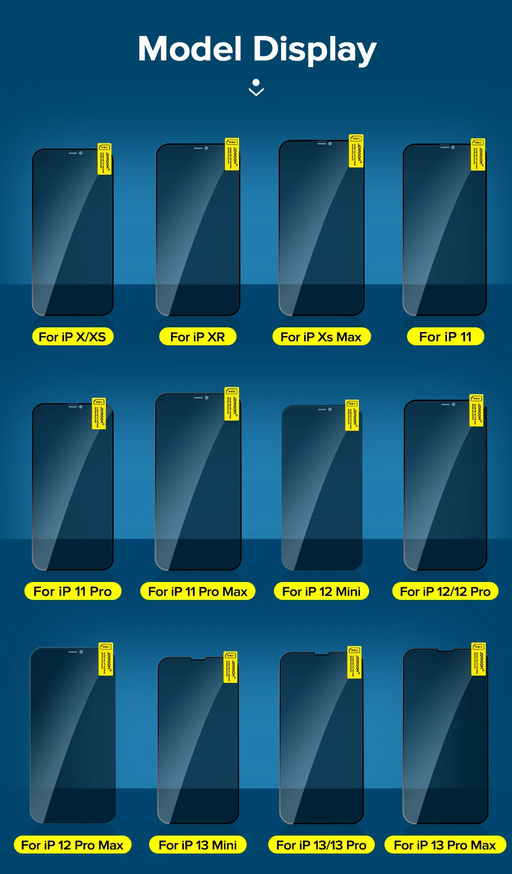 Joyroom Private Screen Protector For iPhone 16 15 14 13 Pro Max Anti-Spy Tempered Glass For iPhone 16 15 14 13 12 Pro Glass