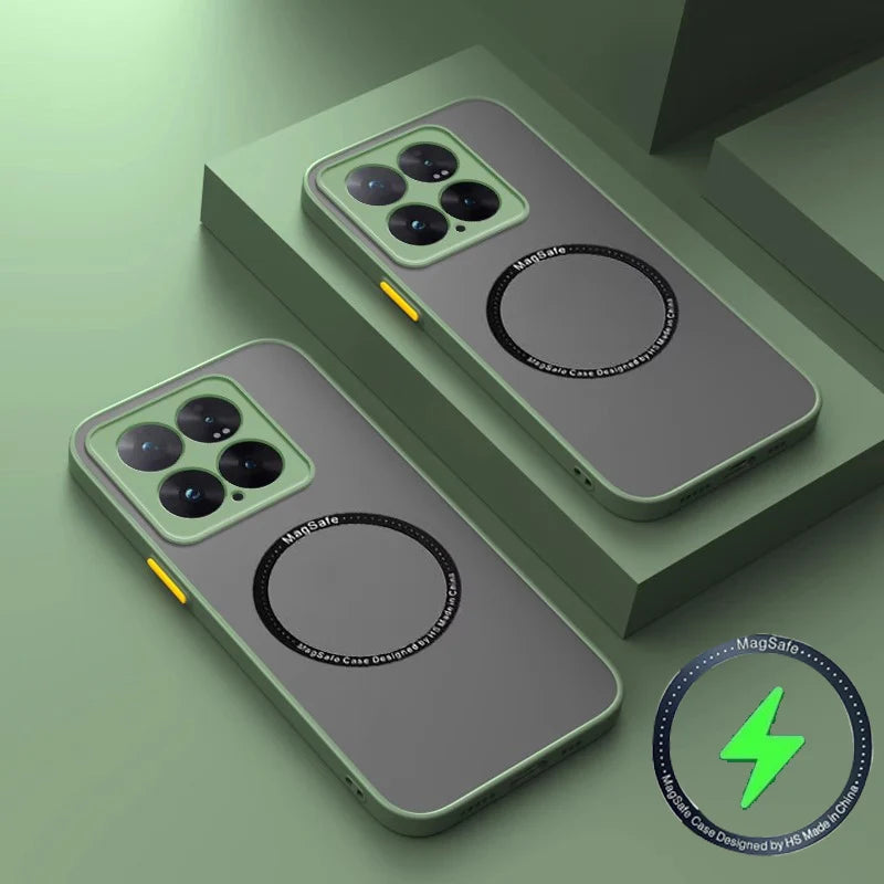 Luxury Magsafe Silicone Transparent Case for Oneplus one Plus 12 11 9 R RT 8 7 10 10T Pro Magnetic Wireless Charging Cover