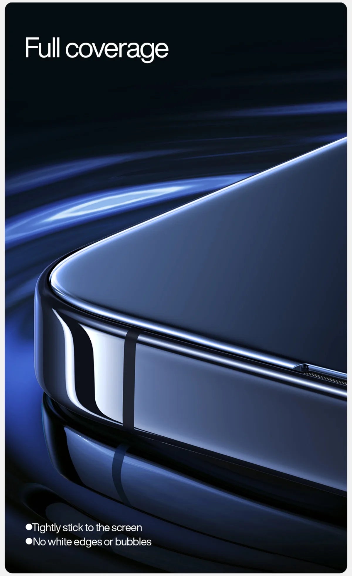 SmartDevil Full Cover Tempered Glass for iPhone 17 17Pro Max 16ProMax 16Pro Screen Protector for iPhone 15Pro HD Anti-blue Light