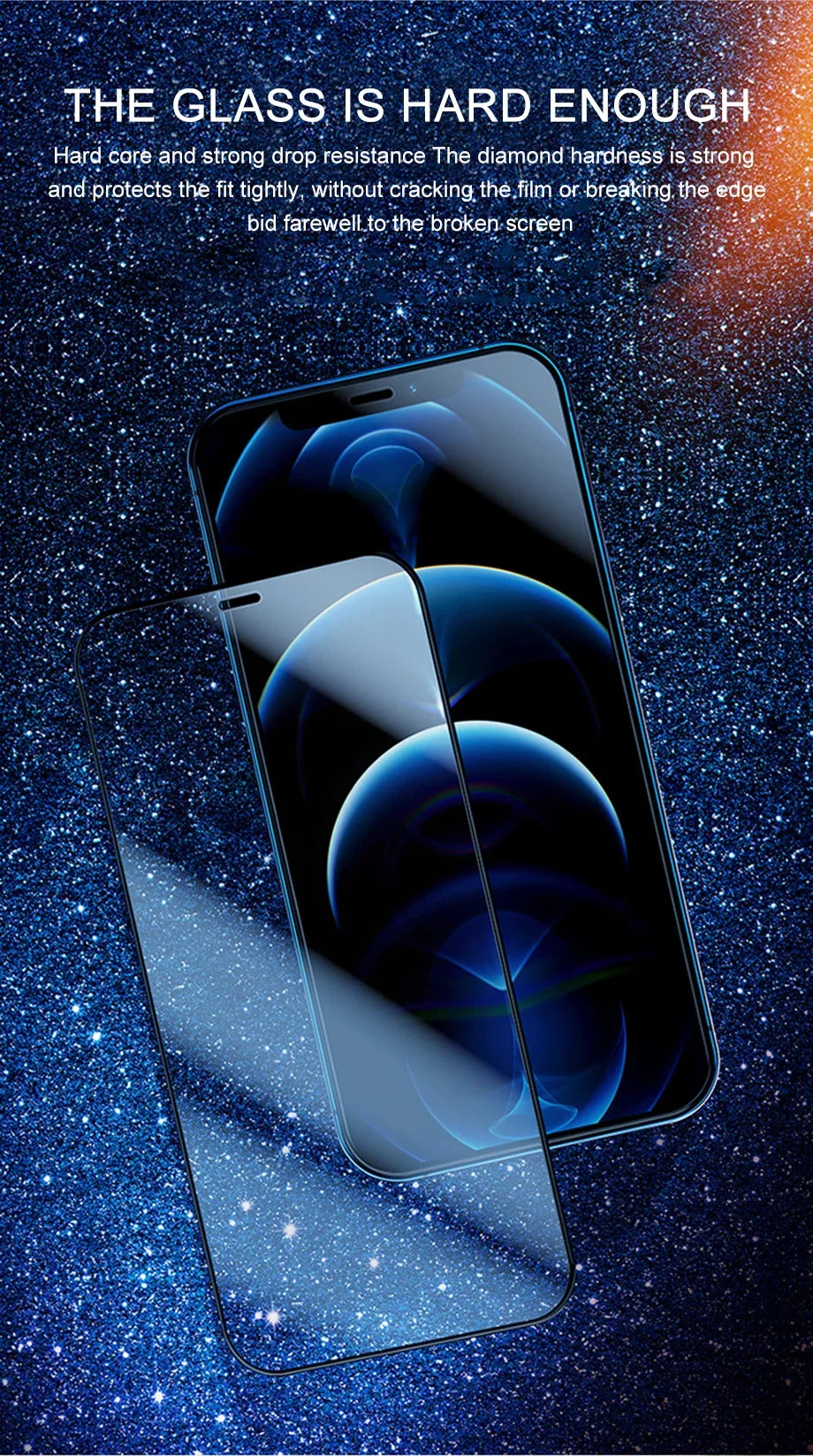 3PCS 30D Tempered Glass Screen Protector for IPhone 17 Air 13 14 11 15 16 Pro Max Plus 12 Mini XS XR X Film Protective Cover