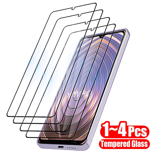 1-4pcs Protective Glass for Redmi A4 A3 A2 A1+ Plus Screen Protectors Tempered Glass Full Cover Film on Red Mi A 4 3 2 1 Plus