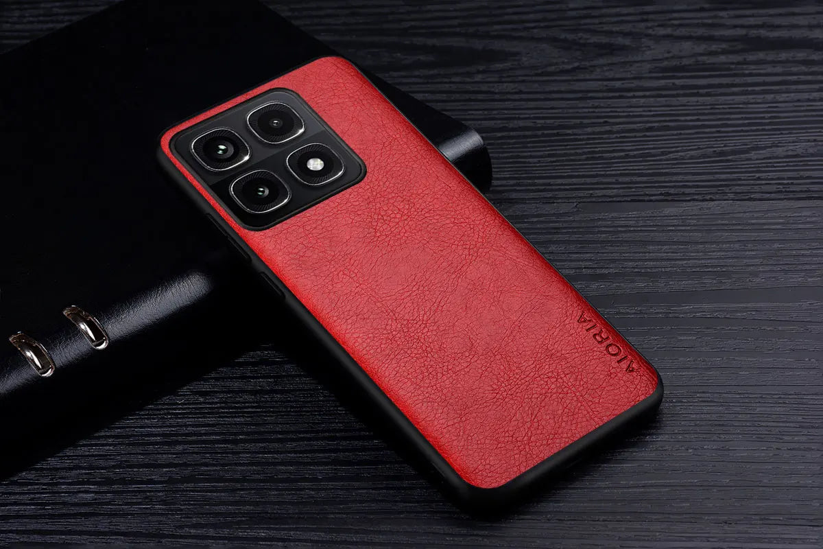 Luxury Leather Case For Xiaomi 14T Premium Business Style Retro Litchi Pattern Back Cover for Xiaomi 14T Pro case