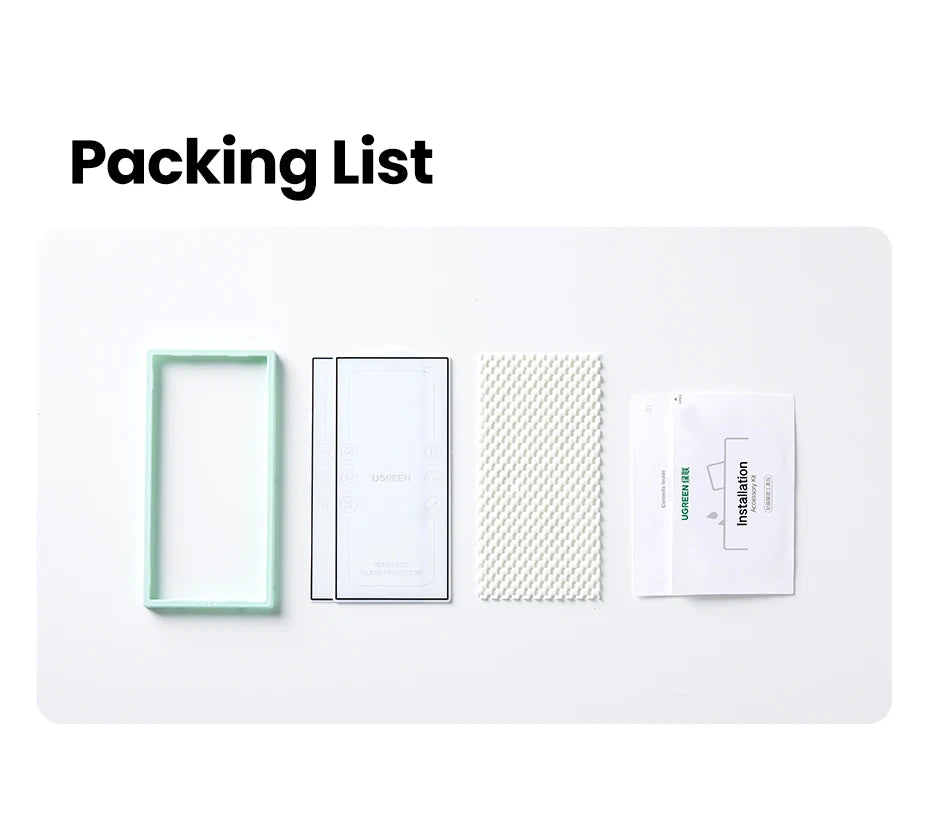 UGREEN 2PCS Screen Protector for Samsung Galaxy S25 Ultra 2025 Glass Film for Samsung S24 S25 Ultra S25Ultra Protective Films HD