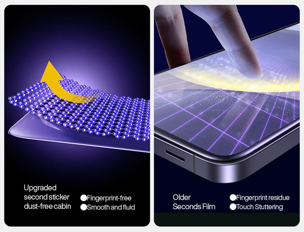 SmartDevil Dust-free Tempered Glass Film for Samsung S25 Ultra HD Clear Screen Protector for Samsung S25 S24 Anti-fingerprint