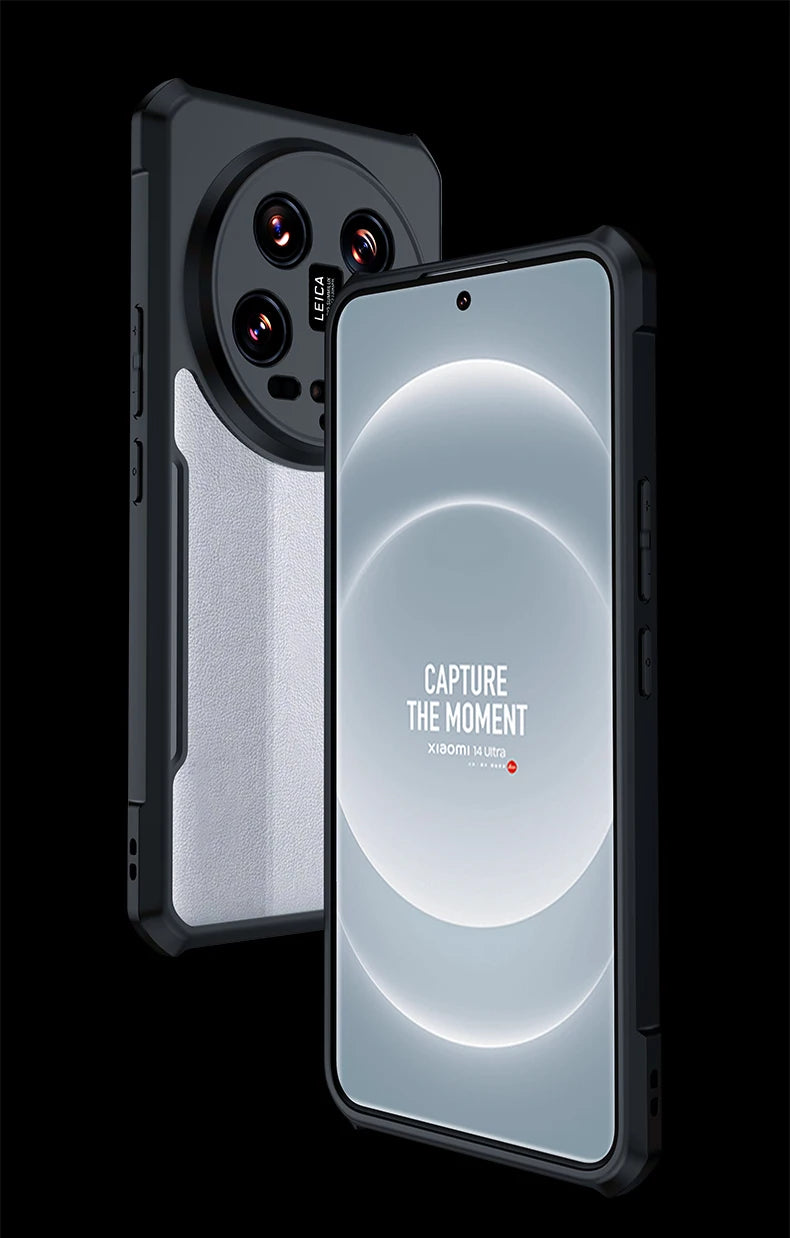 Xundd For Xiaomi 14 Ultra Case For Xiaomi Mi 14 Pro Phone Cases Transparent Back Cover Luxury Shockproof Bumper Protective Cases