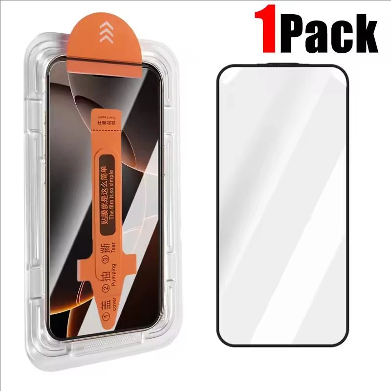 1/2/3Pack Dust Free Easy Installation Screen Protector for iPhone 17 Pro Max/17 Pro/17 Air HD Tempered Glass Anti-scratch Films