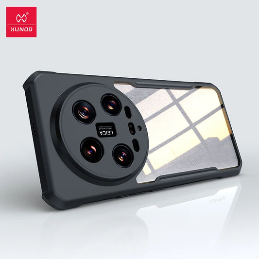 Xundd For Xiaomi 14 Ultra Case For Xiaomi Mi 14 Pro Phone Cases Transparent Back Cover Luxury Shockproof Bumper Protective Cases