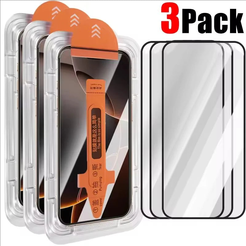 1/2/3Pack Dust Free Easy Installation Screen Protector for iPhone 17 Pro Max/17 Pro/17 Air HD Tempered Glass Anti-scratch Films