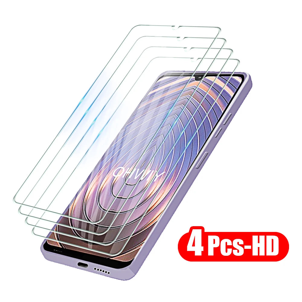 1-4pcs Protective Glass for Redmi A4 A3 A2 A1+ Plus Screen Protectors Tempered Glass Full Cover Film on Red Mi A 4 3 2 1 Plus