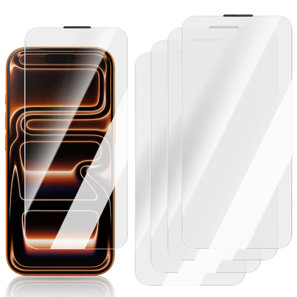 1-5PCS 3D Full Cover Tempered Glass For iPhone 17 Pro Max/17 Pro/17 Air 8K Ultra HD Screen Protector Premium Anti-scratch Film