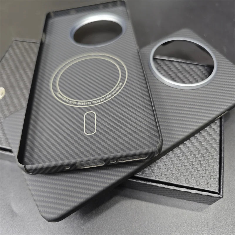 Carbon Fiber Case For OnePlus 13R Pro /13R /ACE5 / ACE 5Pro Aramid Fiber Cover Protective Cover Ultra-thin Hard Shell