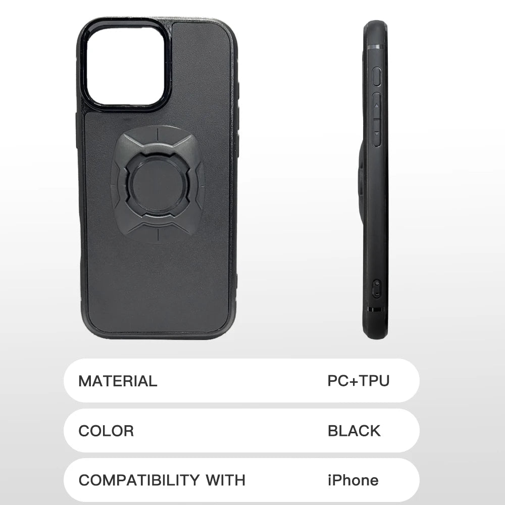 Twsit Lock Phone Case Holder MotorCycle Bicycle iPhone case Quick Lock Fit for Quad System Phone Mount/Holder 14 15 16 Pro Max