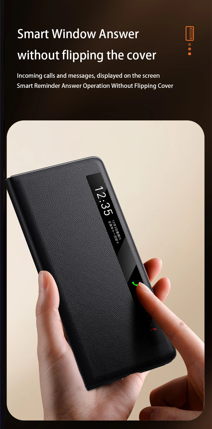 LANGSIDI Smart Flip Phone Case for Honor Magic V5 Magnetic Wrist Strap Slidable Stand Kickstand Luxuxy Leather Cover