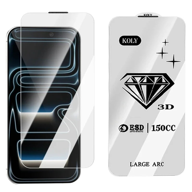 5/3/1Pcs HD Premium Tempered Glass Film For iPhone 17 Pro Max/17 Pro/17 Air 3D Full Cover 8K Screen Protector Anti-scratch Film