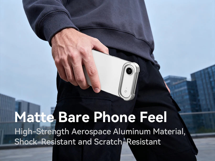 Arc Case Luxury Aluminum Metal Bumper Phone Pulse Case For IPhone 17 Pro Max 17 Air Pro Unique Design High-strength Phone Cover