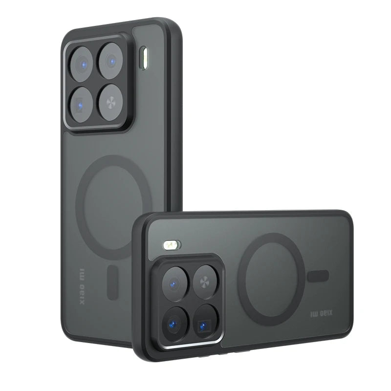 Magnetic Case For Xiaomi 15T Pro Mi 15 T 5G MagSafe Matte Transparent Phone Back Cover Hard PC Acrylic Shockproof Bumper