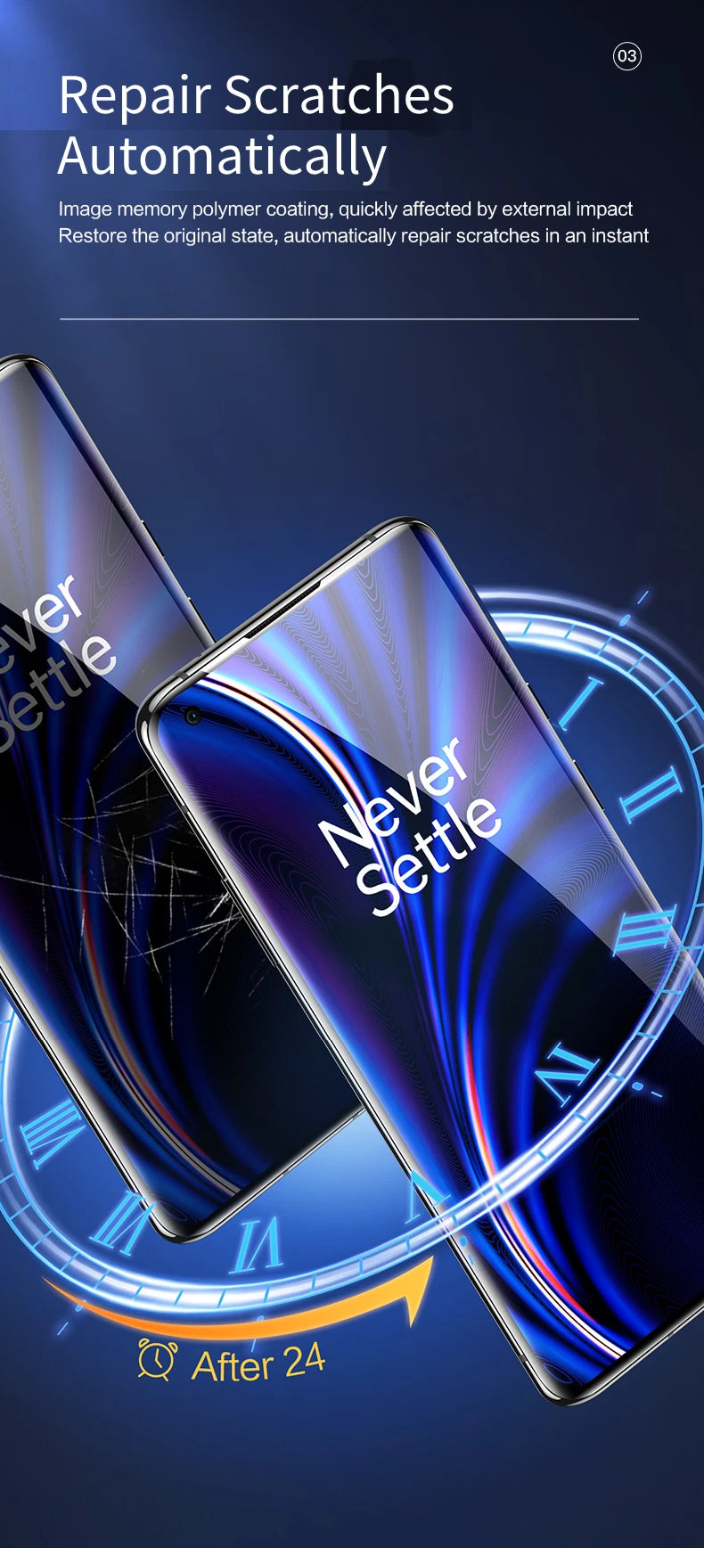 SmartDevil Screen Protector for OnePlus 13 12 11 Soft Protective Film for OnePlus 10 9 Full Cover Full Glue HD Hydrogel Film