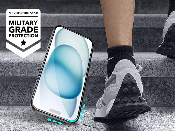 ESR Tempered-Glass Screen Protector iPhone 13/14/15/16/17 Pro Max HD Clear Anti-spy Screen Firm For iPhone 17Air&16/15 Plus&16e