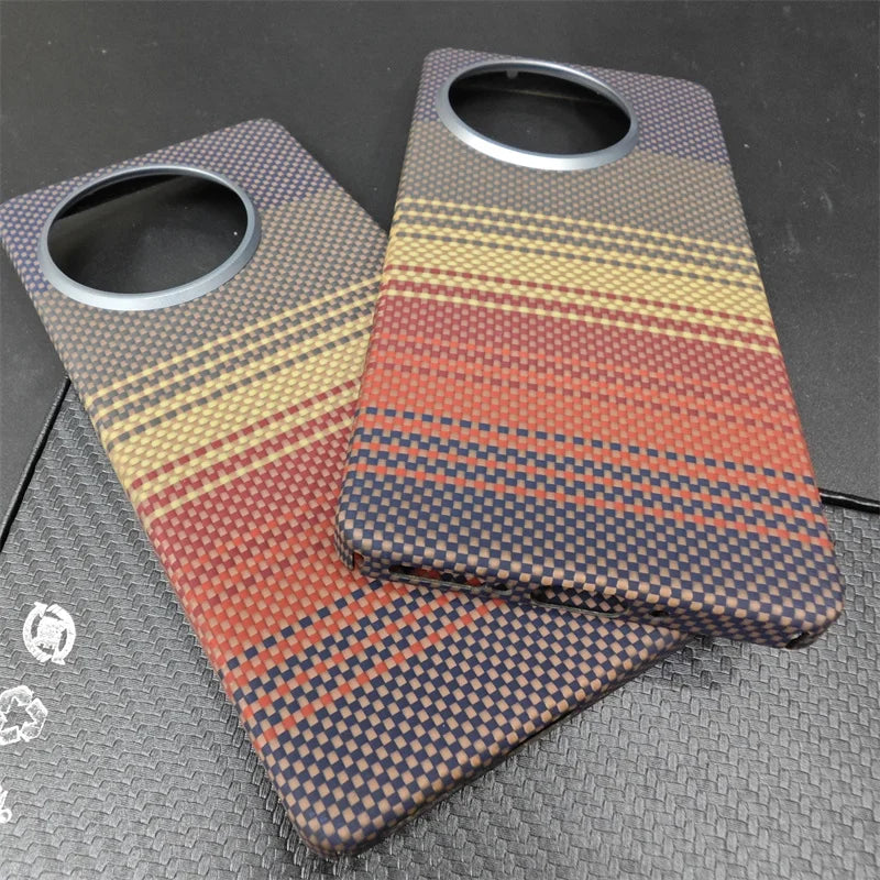 Carbon Fiber Case For OnePlus 13R Pro /13R /ACE5 / ACE 5Pro Aramid Fiber Cover Protective Cover Ultra-thin Hard Shell